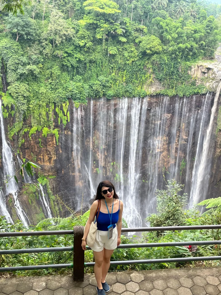 Tumpak Sewu Waterfall View
